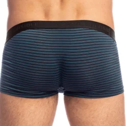L'Homme invisible Poche Ergonomique|Sous-Vêtements Push Up-Shorty Hipster Push-Up Blue Glow