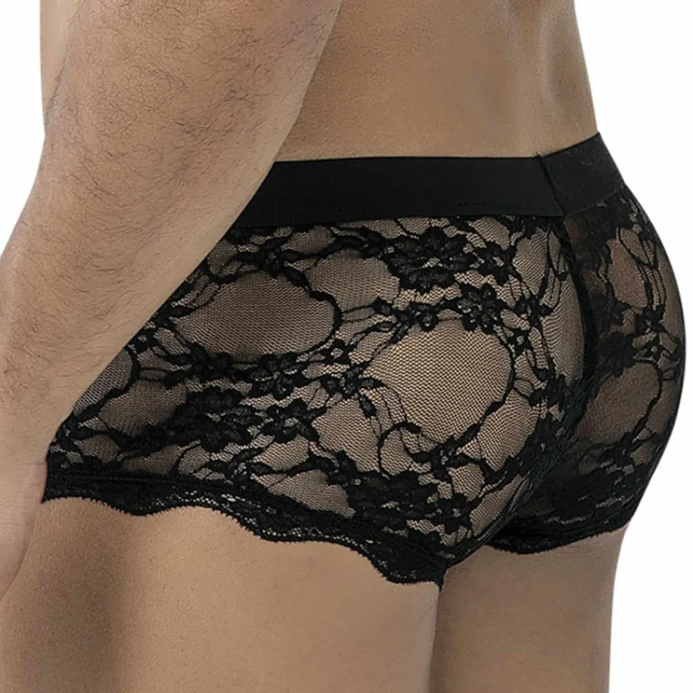 CUT4MEN Boxers Sexy-Shorty Lacey R4VAGE Noir