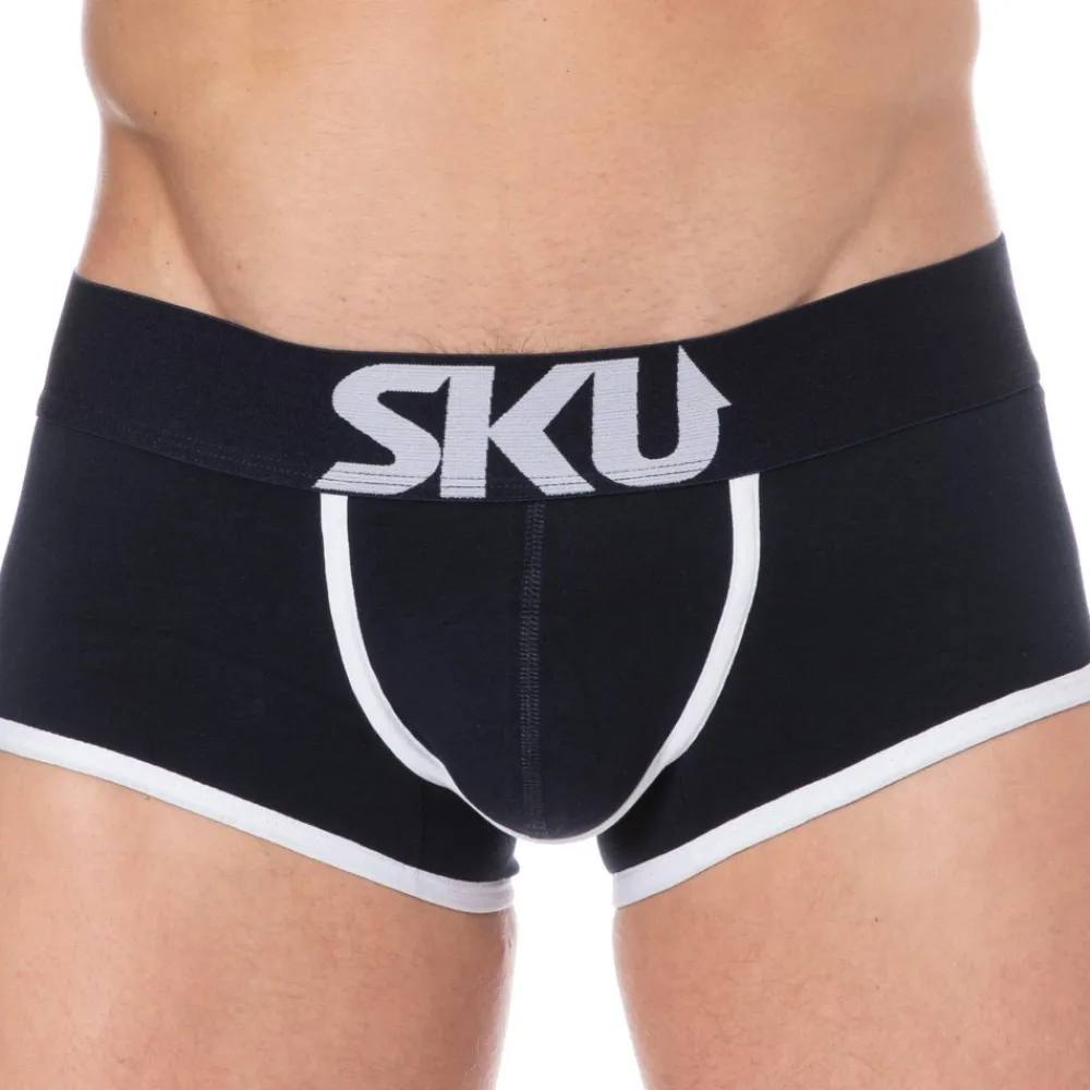 SKU Shortys|Boxers-Shorty Logo Coton Bleu Marine