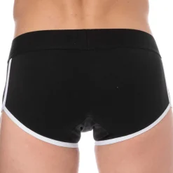 SKU Shortys|Boxers-Shorty Logo Coton Noir