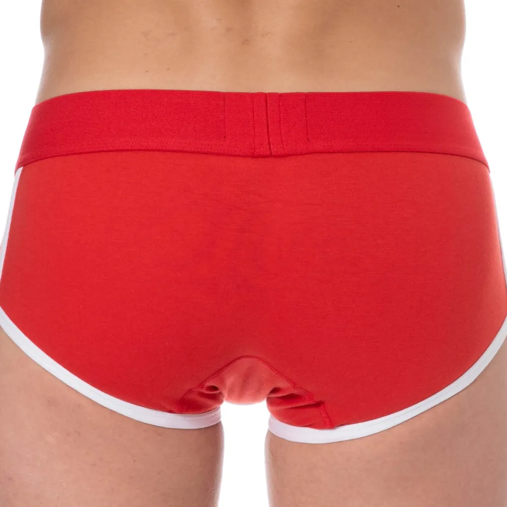 SKU Shortys|Boxers-Shorty Logo Coton Rouge