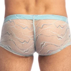 L'Homme invisible Poche Ergonomique|Sous-Vêtements Push Up-Shorty Push-Up Aqua Turquoise