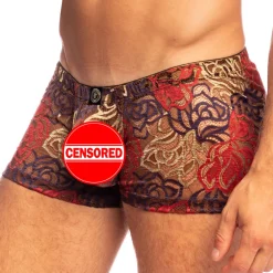L'Homme invisible Boxers Sexy|Poche Ergonomique-Shorty Push-Up Jardin Enchanté