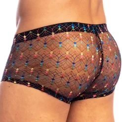 L'Homme invisible Boxers Sexy|Poche Ergonomique-Shorty Push-Up Revival Noir