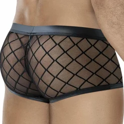 CUT4MEN Boxers Sexy-Shorty Sheer R4VAGE Noir