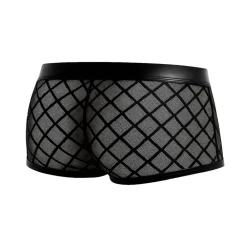 CUT4MEN Boxers Sexy-Shorty Sheer R4VAGE Noir