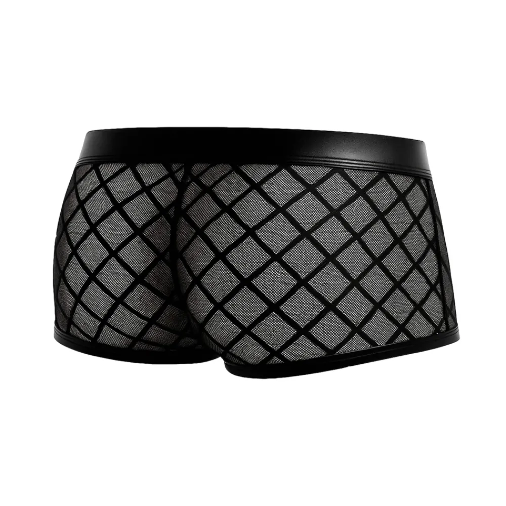 CUT4MEN Boxers Sexy-Shorty Sheer R4VAGE Noir