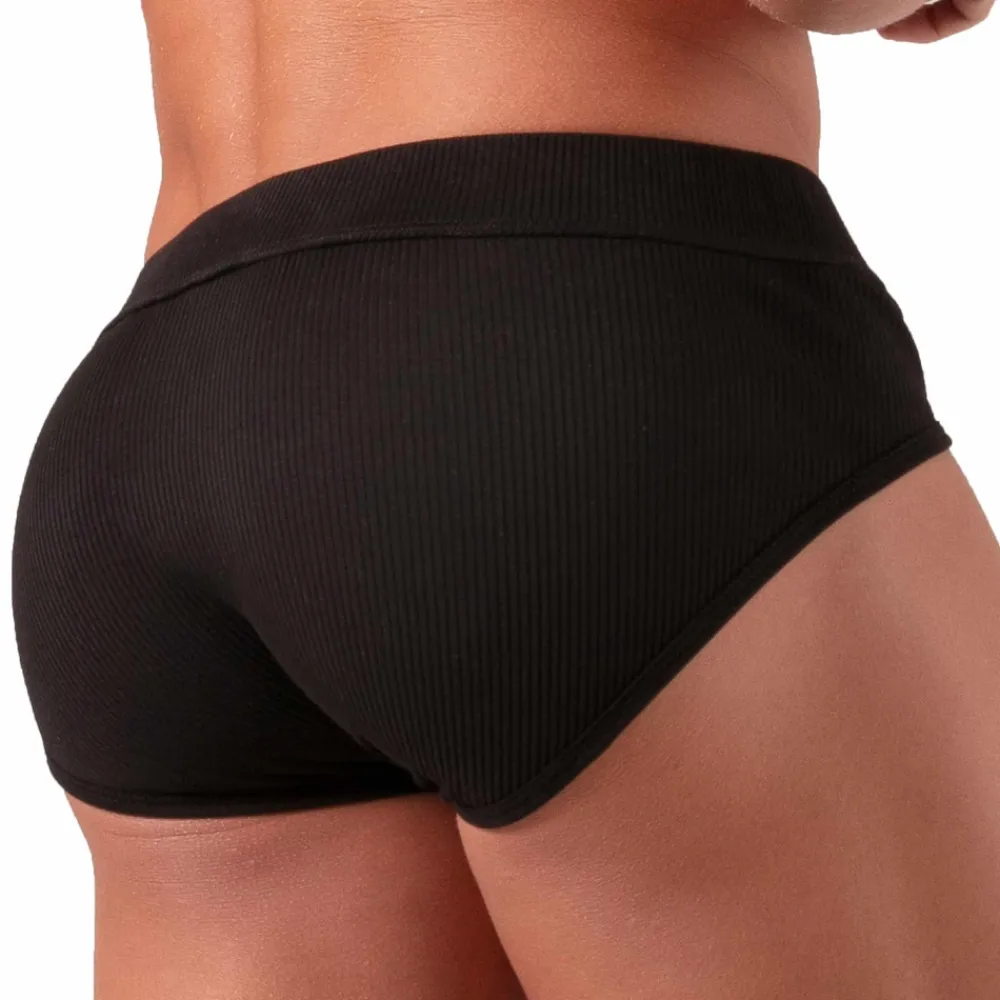 Absolu Male Slips Sexy-Slip à Lacet Noir