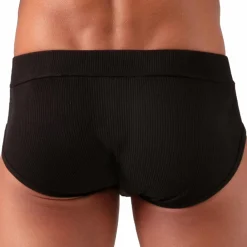 Absolu Male Slips Sexy-Slip à Lacet Noir