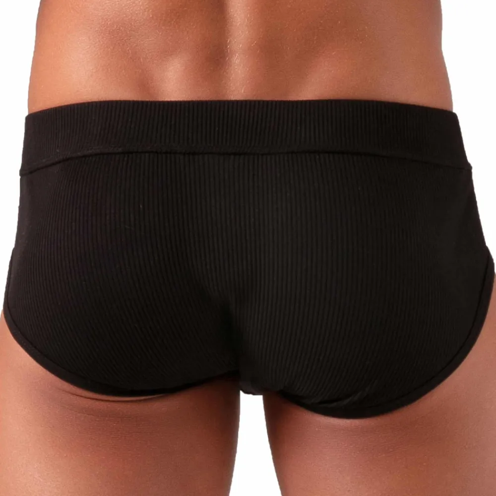 Absolu Male Slips Sexy-Slip à Lacet Noir