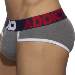 Addicted Slips-Slip AD Piqué Gris