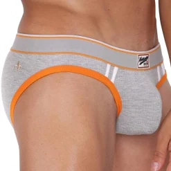 Marcuse Sous-Vêtements Sport|Slips-Slip Adventure Gris Chiné