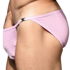 Andrew Christian Slips Sexy|Poche Ergonomique-Slip Almost Naked Buckle Rose
