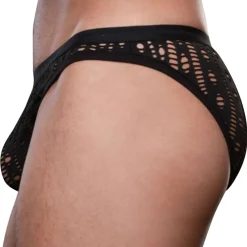 Andrew Christian Slips Sexy|Poche Ergonomique-Slip Almost Naked Orgy Mesh Noir