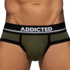 Addicted Slips-Slip Basic Colors Coton Vert Kaki
