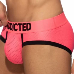 Addicted Slips-Slip Basic Colors Mesh Rose Fluo