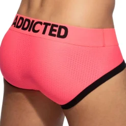 Addicted Slips-Slip Basic Colors Mesh Rose Fluo