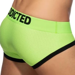 Addicted Slips-Slip Basic Colors Mesh Vert Fluo