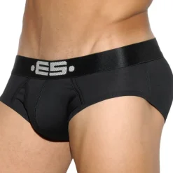 ES Collection Slips Kangourou|Slips-Slip Basic Cotton Noir