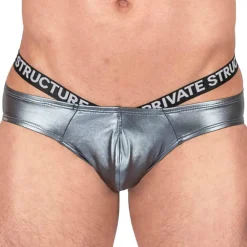 Private Structure Poche Ergonomique|Slips Sexy-Slip Bikini Alpha Bleu