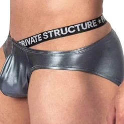 Private Structure Poche Ergonomique|Slips Sexy-Slip Bikini Alpha Bleu