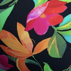 ES Collection Mini Slips|Slips-Slip Bikini Bold Flowers Noir