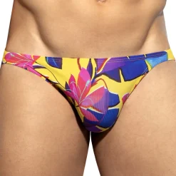 ES Collection Mini Slips|Slips-Slip Bikini Bold Flowers Jaune