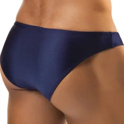 Joe Snyder Slips Sexy|Sous-Vêtements Push Up-Slip Bikini Bulge Bleu Marine