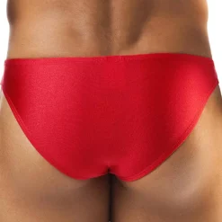 Joe Snyder Slips Sexy|Sous-Vêtements Push Up-Slip Bikini Bulge Rouge