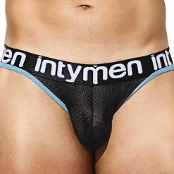 Intymen Slips Sexy|Sous-Vêtements Sport-Slip Bikini CoolWave Noir