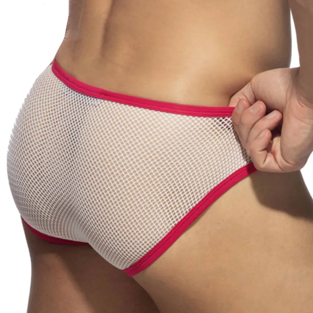 Addicted Slips Sexy-Slip Bikini C-Through Mesh Blanc