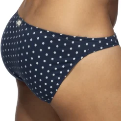 Addicted Slips|Mini Slips-Slip Bikini Cum Dots Bleu Marine