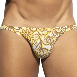 ES Collection Mini Slips|Slips-Slip Bikini Fleurs Van Gogh Jaune