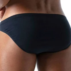 TOF Paris Mini Slips|Slips-Slip Bikini French Coton Bleu Marine