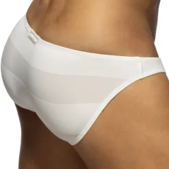 Addicted Slips Sexy-Slip Bikini Rayure Epaisse - Ivoire