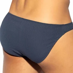 ES Collection Mini Slips|Slips-Slip Bikini Recycled Rib Bleu Marine