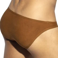 ES Collection Slips|Mini Slips-Slip Bikini Simsuede Marron