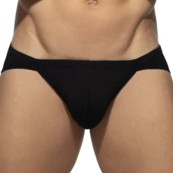 Addicted Mini Slips|Slips-Slip Bikini Soft Pique Noir
