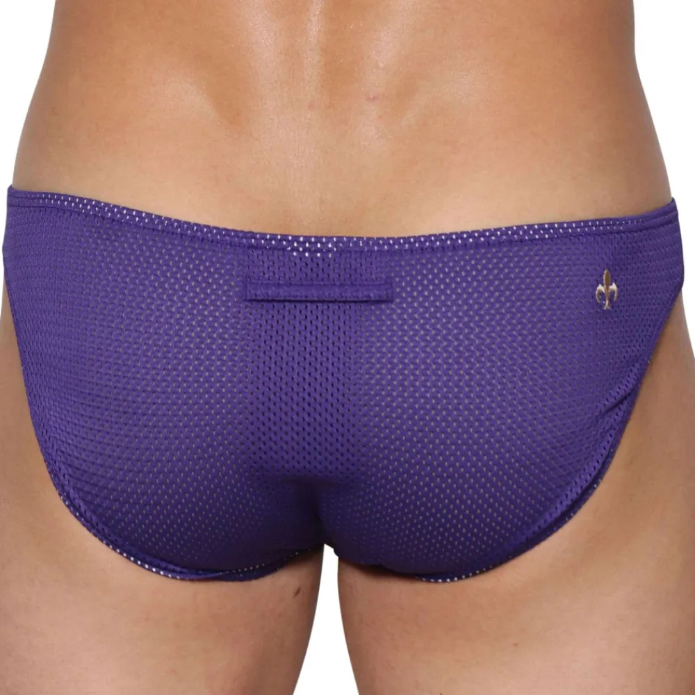Marcuse Sous-Vêtements Sport|Mini Slips-Slip Bikini Tahiti Jaune - Violet