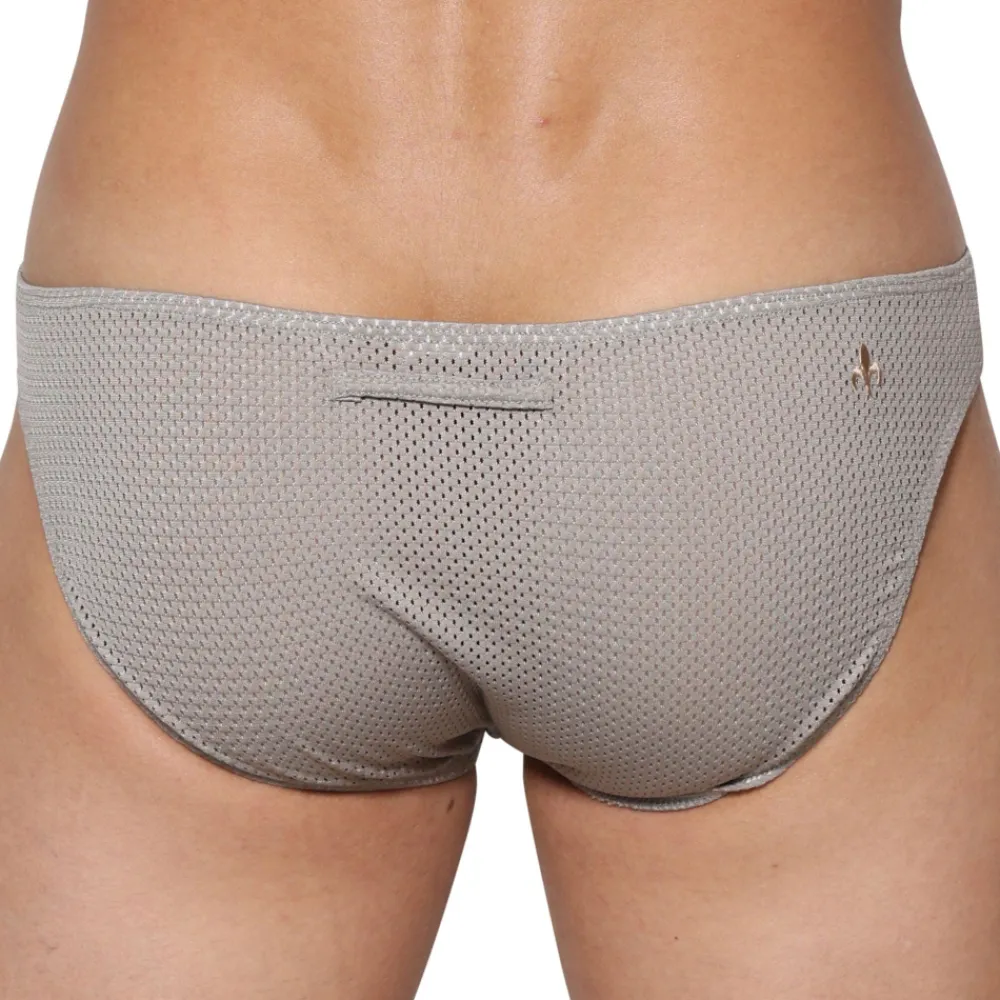 Marcuse Sous-Vêtements Sport|Mini Slips-Slip Bikini Tahiti Kaki - Gris