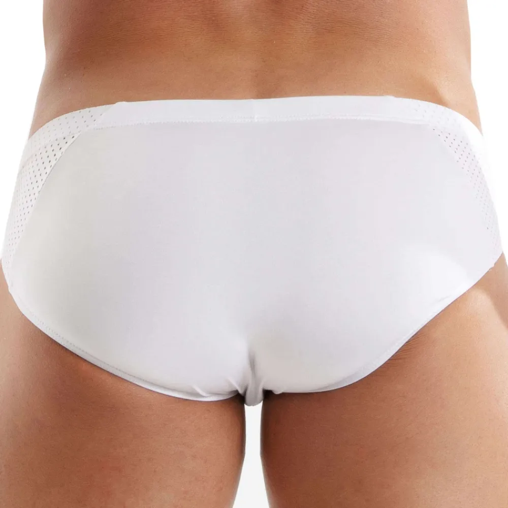 TOF Paris Sous-Vêtements Sport|Mini Slips-Slip Bikini Tentation Microfibre Blanc