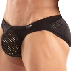 TOF Paris Sous-Vêtements Sport|Mini Slips-Slip Bikini Tentation Microfibre Noir