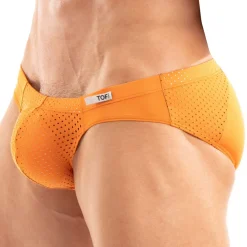 TOF Paris Sous-Vêtements Sport|Mini Slips-Slip Bikini Tentation Microfibre Orange