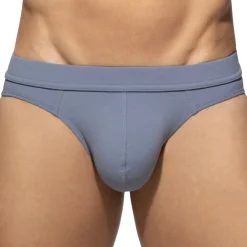 Addicted Slips-Slip Bikini Worn Out Denim Bleu