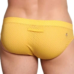 Marcuse Push Up|Sous-Vêtements Sport-Slip Bussine Jaune