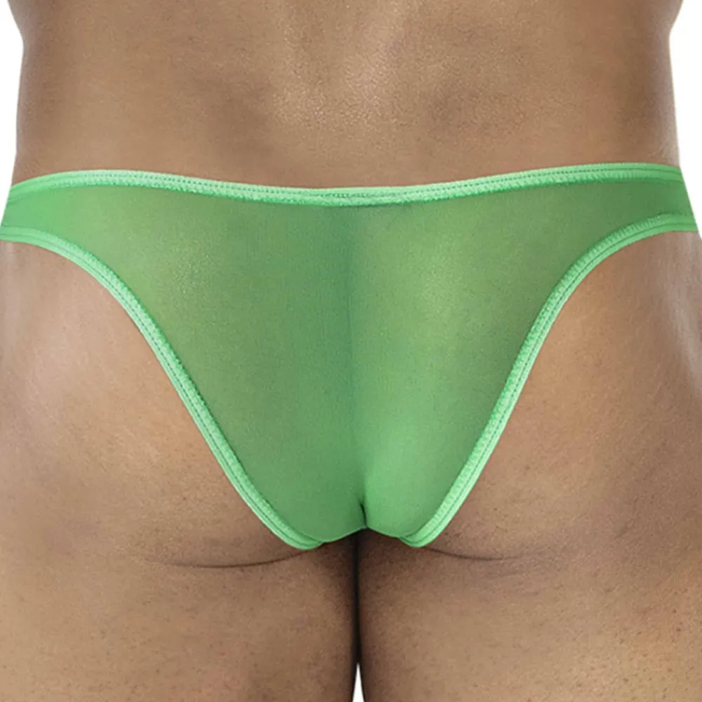 CUT4MEN Slips Sexy|Poche Ergonomique-Slip Capri SP4NDEX GLOW Mesh Vert