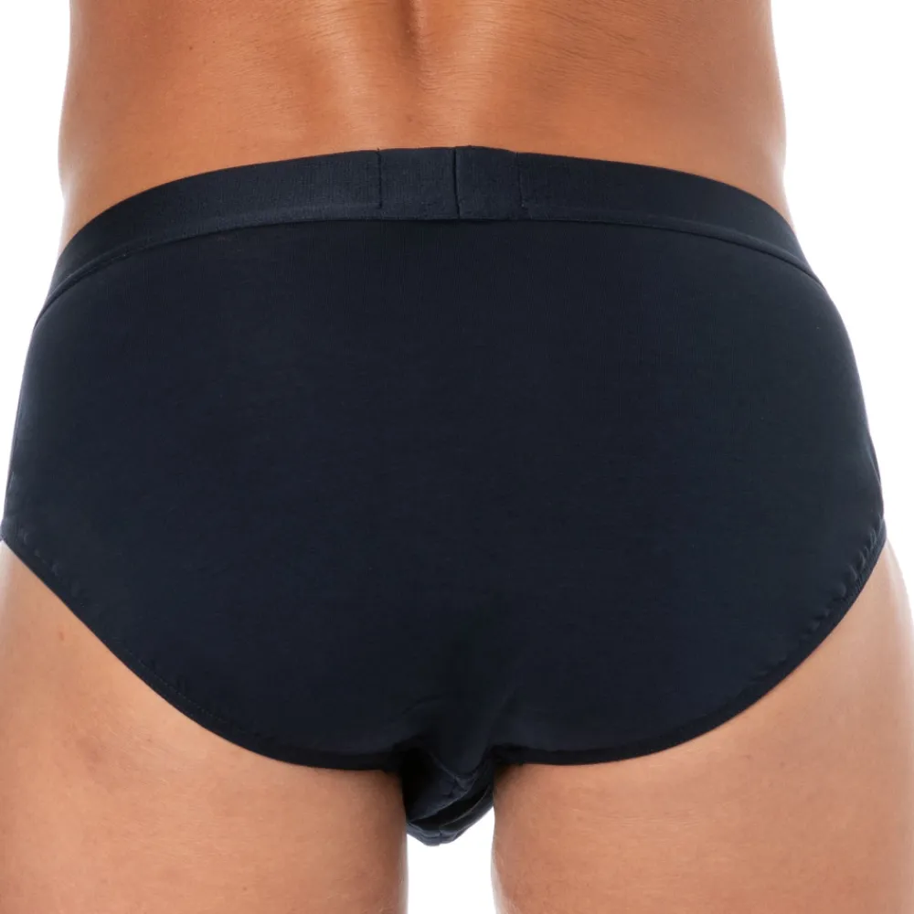 Emporio Armani Slips-Slip Classic Pattern Mix Coton Marine