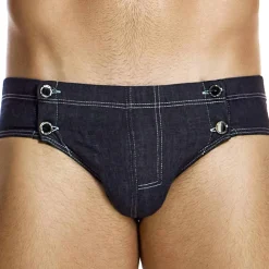 Modus Vivendi Slips-Slip Classic Retro Denim Bleu