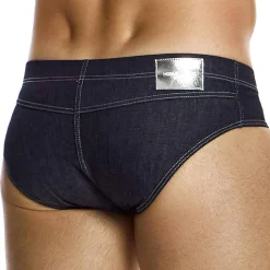 Modus Vivendi Slips-Slip Classic Retro Denim Bleu