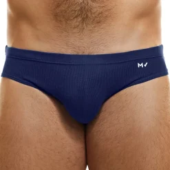 Modus Vivendi Slips-Slip Classique Peace Coton Bleu Marine